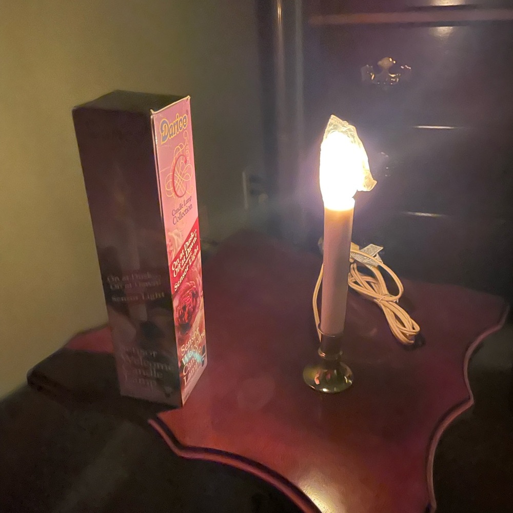 Brand new Darice sensor candle lamp in original box.